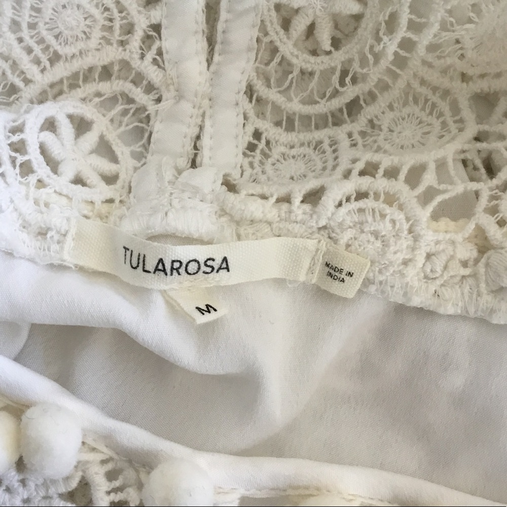 Revolve Tularosa Clayton Lace Pom Pom Top - Picture 9 of 12
